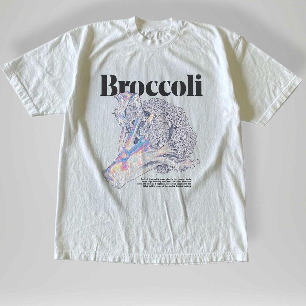 Style Broccoli Graphic Tee, Vegetable Tee